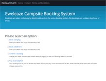 Tablet Screenshot of bookings.eweleaze.co.uk